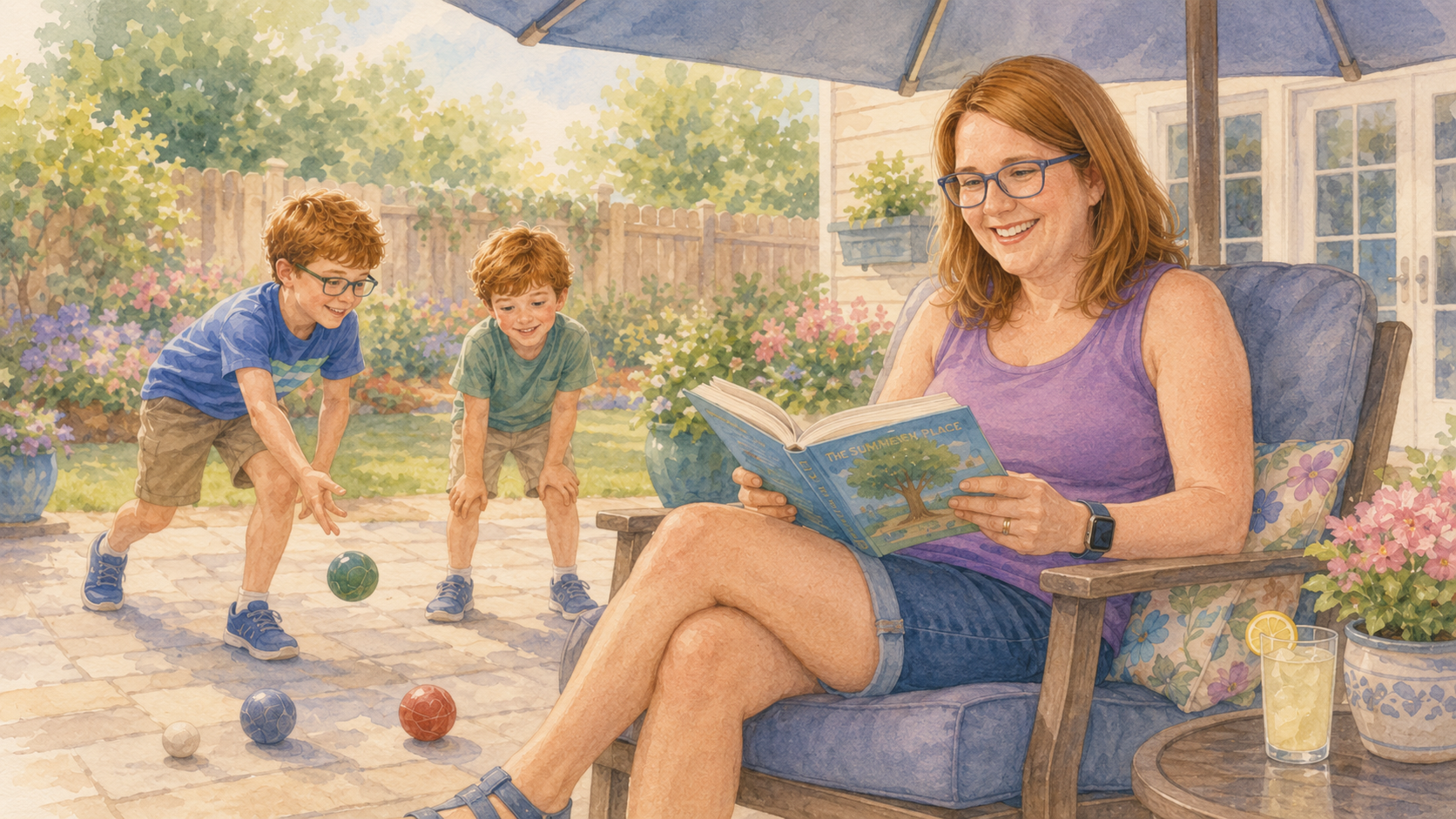 Cozy summer reading ritual setup – a book, warm drink, and a quiet moment that's all yours – The Simply Magnetic Shoppe