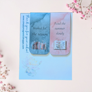 Booked for the Season Magnetic Bookmarks