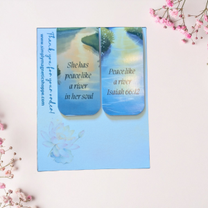 Peace Like a River Magnetic Bookmarks