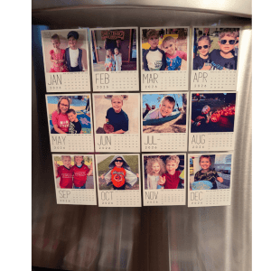 Giftable Calendar Magnets - A Year of Smiles, Made by You