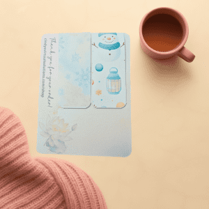 Snow Flurries Magnetic Bookmark Duo