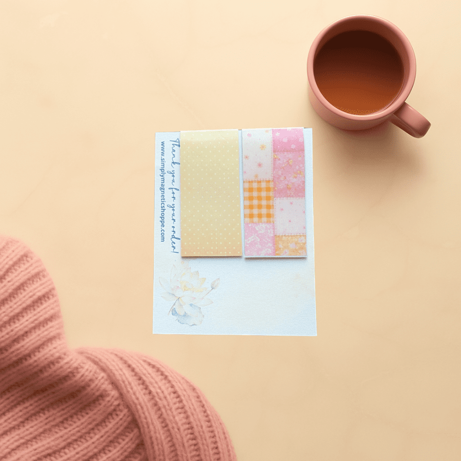 Patchwork Pastels – Magnetic Bookmark Set