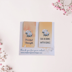 Quiet Strength Bookmark Duo