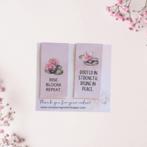 Rise & Bloom Bookmark Duo