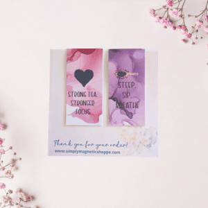 Focus & Tea Time Bookmark Duo