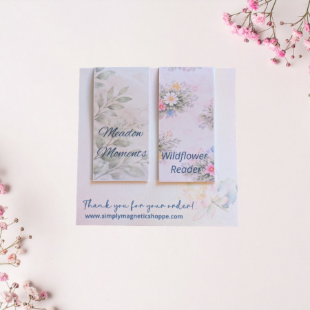 Soft Meadow – Magnetic Bookmark Set