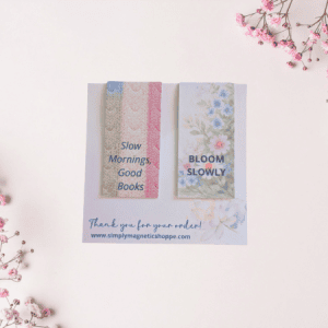 Bloom Slowly – Magnetic Bookmark Set