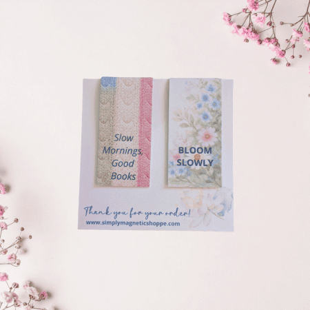 Bloom Slowly – Magnetic Bookmark Set