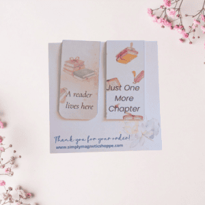 A Reader Lives Here Bookmark Duo