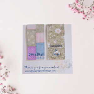 Daisy Days – Magnetic Bookmark Set