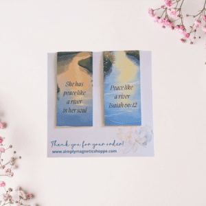 Peace Like a River Magnetic Bookmarks