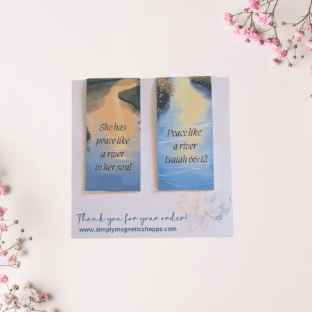 Peace Like a River Magnetic Bookmarks